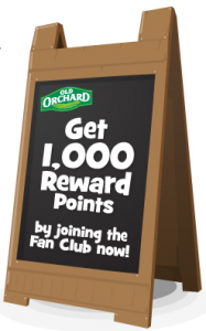 Possible Free Stuff From Old Orchard Juice Fan Club