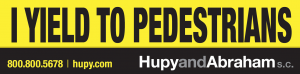 Free "I Yield To Pedestrians" Bumper Sticker