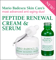 Free Sample Of Mario Badescu Peptide Renewal Cream & Serum