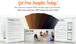 Free Samples And $20 Coupon From Blinds.com