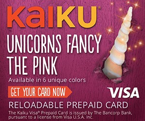Free Kaiku Reloadable Visa Card