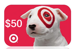 Enter To Win 1 of 4 $50 Target Gift Cards
