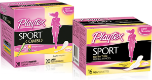 Free Playtex Sport Pads, Liners and Combo Packs