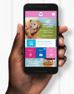 Baskin-Robbins Free Scoop of Ice Cream by Downloading App